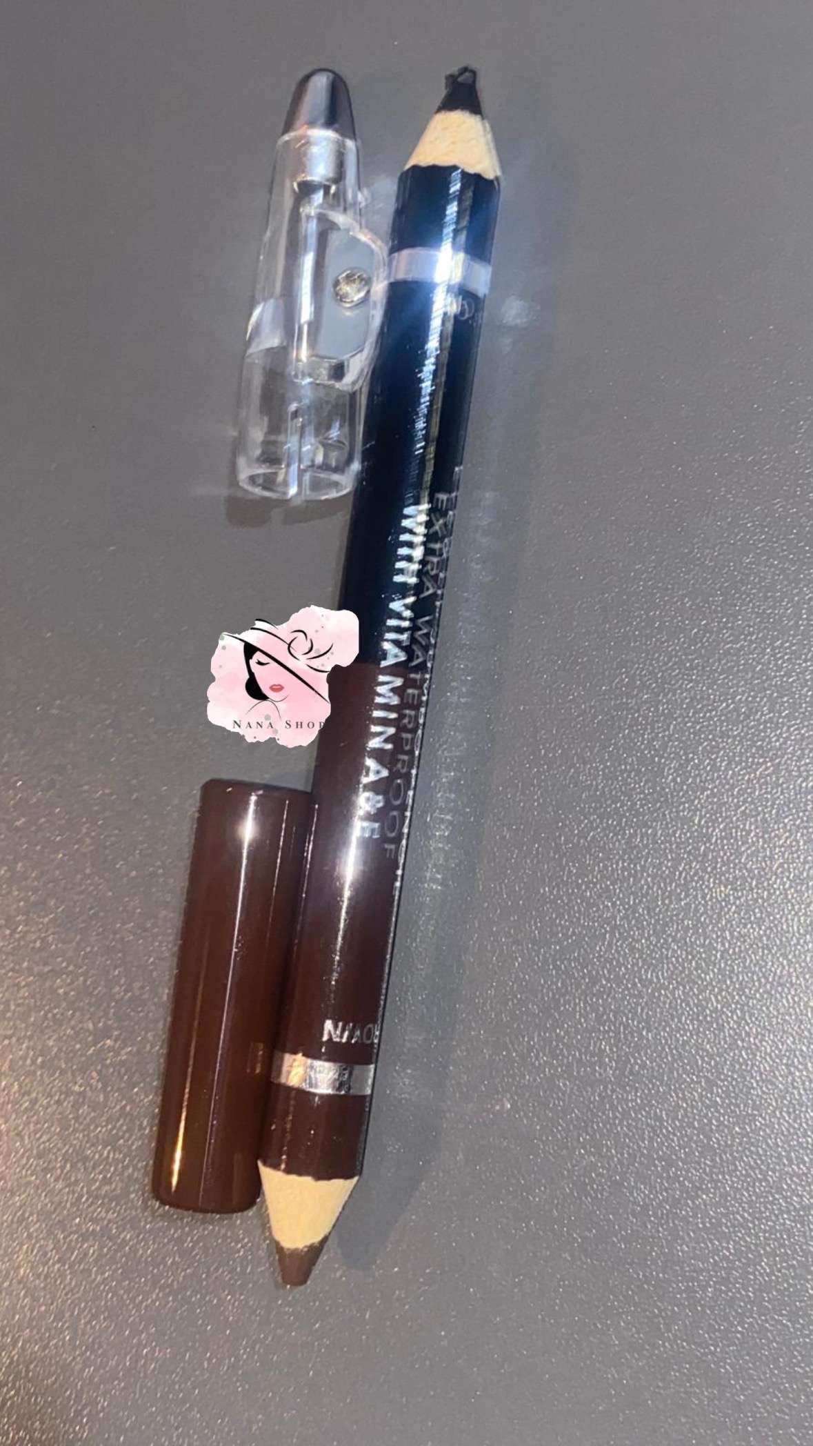 CRAYON DOUBLE NOIR/MARRON XXL